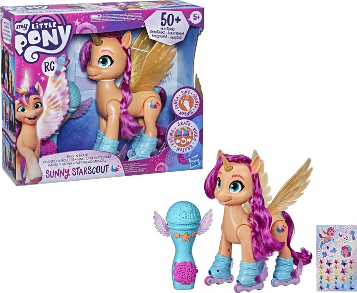Produktbild Hasbro Little Pony Film Zingende en Skatende Sunny - Franstalig Speelfiguur (22.50 cm)