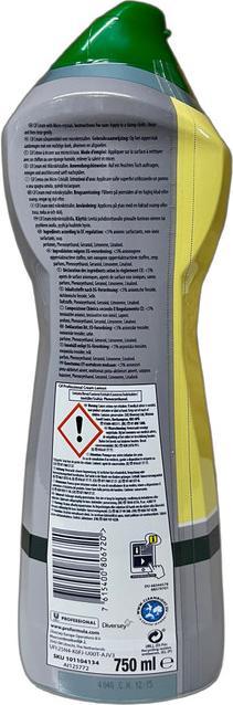 Actual product image Cif PRO FORMULA All Purpose Cleaner Professional Crème Lemon