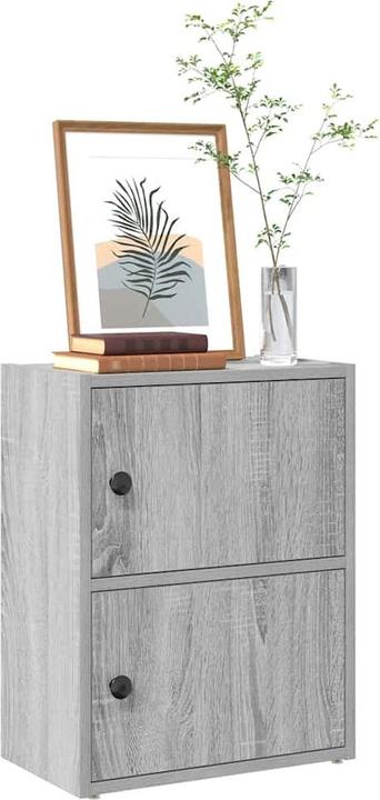 Productafbeelding VidaXL Boekenkast Grijs Sonoma 40x24x102 cm Boekenkast op houtbasis