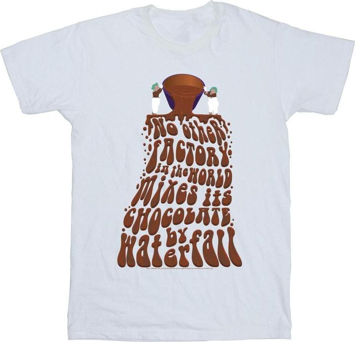 Immagine prodotto Willy Wonka & the Chocolate Factory Chocolate Waterfall Maglietta Ragazze (152, 158)