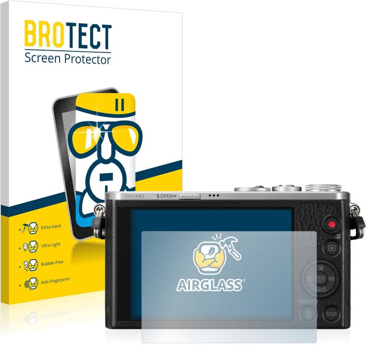 Produktbild BROTECT AirGlass Panzerglasfolie (Displayschutz, Lumix DMC-GM1)