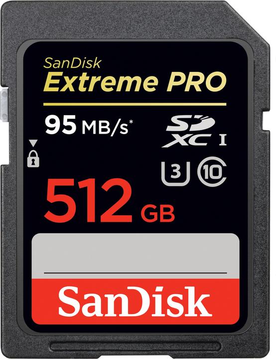 Produktbild SanDisk ExtremePro SDXC (512 GB, SDXC, U3, UHS-I)