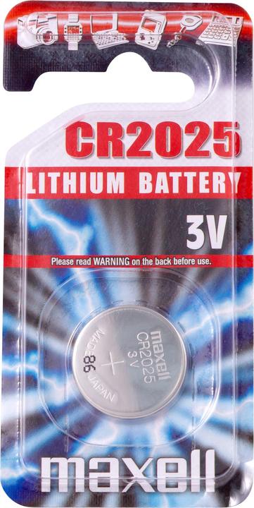 Immagine prodotto Maxell Cella a bottone CR2025 (1 pz., CR2025, 170 mAh)