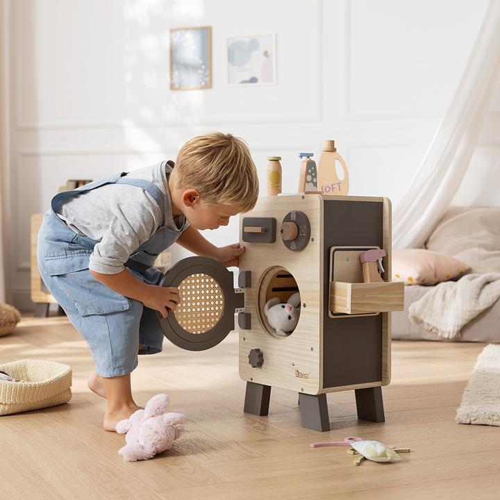 Immagine prodotto Howa Lavatrice per bambini in legno naturale taupe 4826