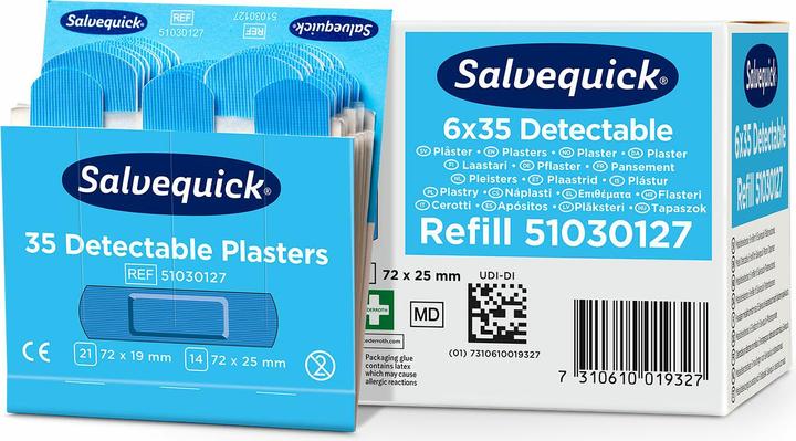 Immagine prodotto Salvequick Strisce di gesso rilevabili (6 x)
