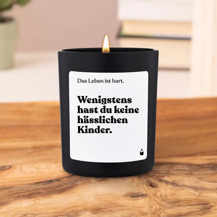 Actual product image Chatty Candles Flowery scented candle At least you don't have any ugly children.