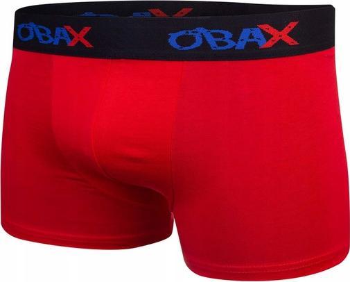 Actual product image Obax Men's boxer underwear 3p black/red/grey M (M)