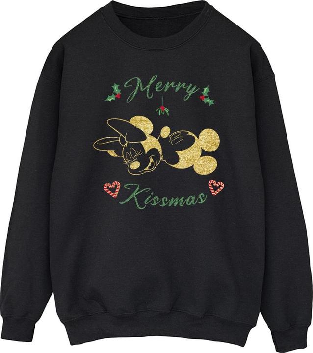 Actual product image Disney Mens Mickey Mouse Merry Kissmas Sweatshirt (L)
