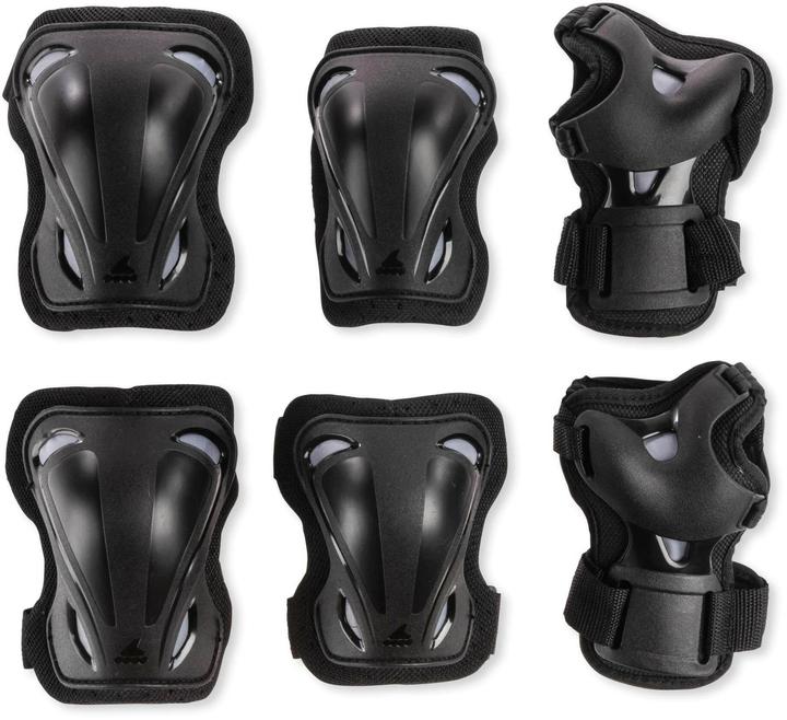 Immagine prodotto Rollerblade Skate Gear Pack (XL, Protezioni per i polsi, Ginocchiera, Protettori gomito, Esemplare unico)