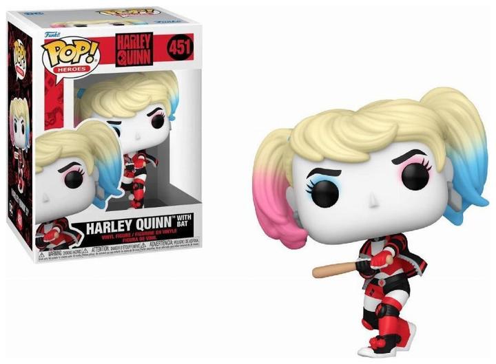 Produktbild Funko DC Comics: Harley Quinn Takeover POP! Heroes Vinyl Figur Harley with Bat 9 cm