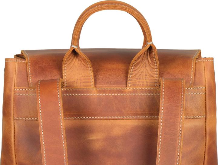 Actual product image Only-Bags.Store Handmade Top Grain Leather Backpack, Weatherproof Hiking, Women & Men Wallet
