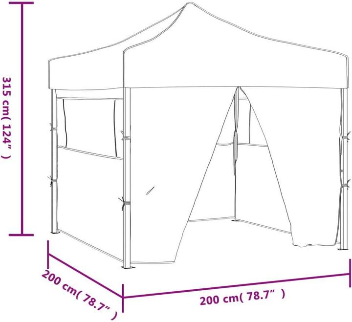 Actual product image VidaXL Niccolo (200 cm, 200 cm)