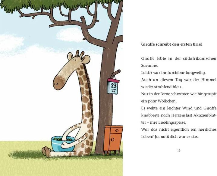 Actual product image Viele Grüsse, Deine Giraffe! (German, Megumi Iwasa, Jörg Mill, Ursula Gräfe, 2017)