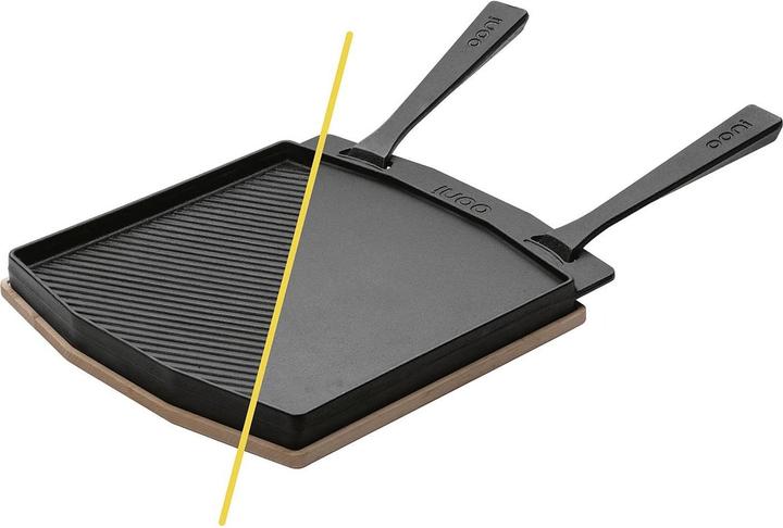 Produktbild Ooni doppelseitige Grillpfanne aus Gusseisen