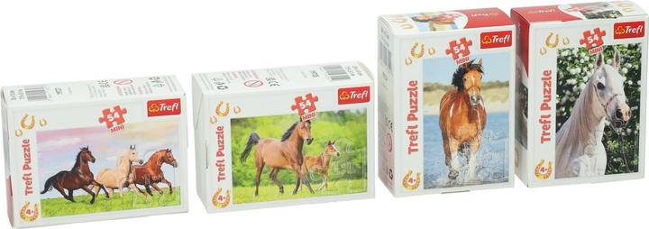 Actual product image Trefl Puzzle World of Horses: Portrait of a white man 54 pieces (54 pieces)
