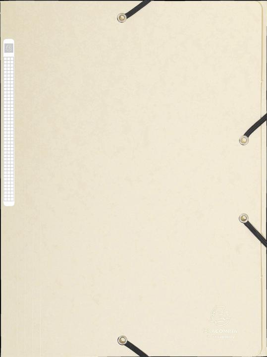 Actual product image Exacompta Rubber band folder A4 vanilla (A4, 1 x)