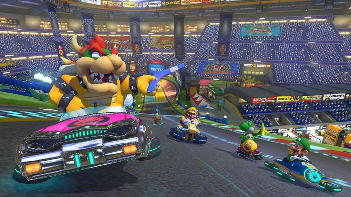 Actual product image Nintendo Switch Mario Kart 8 Deluxe Bundle