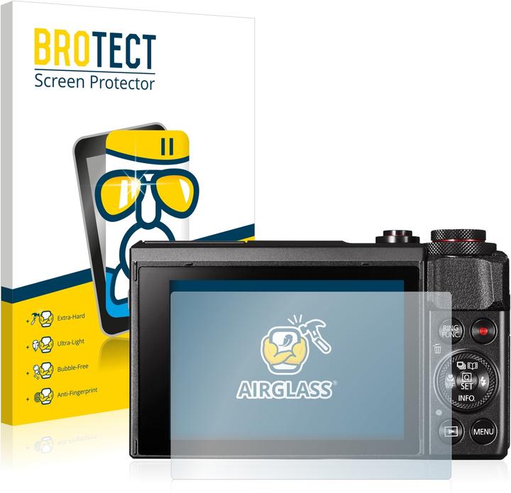 BROTECT AirGlass Glass (Screen protector, PowerShot G7 X Mark II)