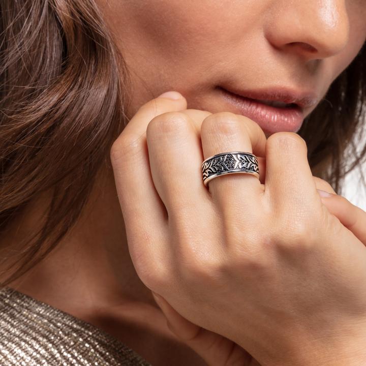 Immagine prodotto Thomas Sabo Anello modello tigre nero (64, 925 Argento)