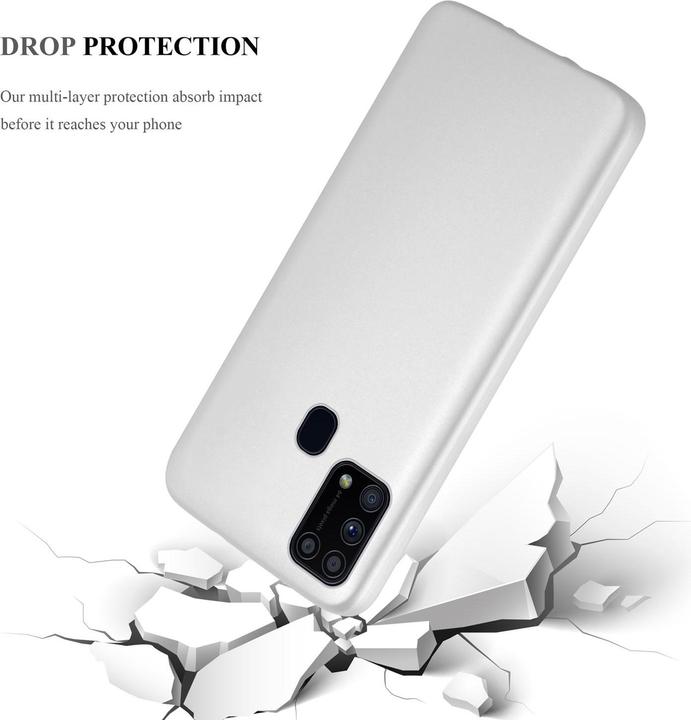 Image du produit Cadorabo Couverture métallique mate TPU (Samsung Galaxy M31)