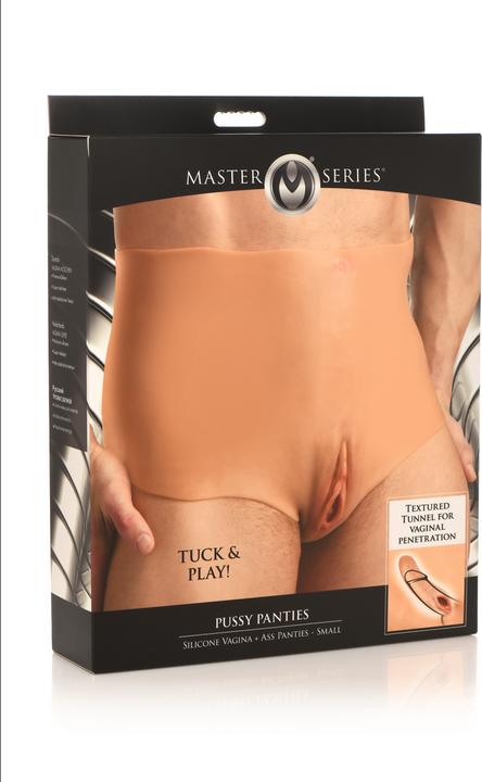 Produktbild Master Series Pussy Panties - Silicone Vagina and Ass Panties - S