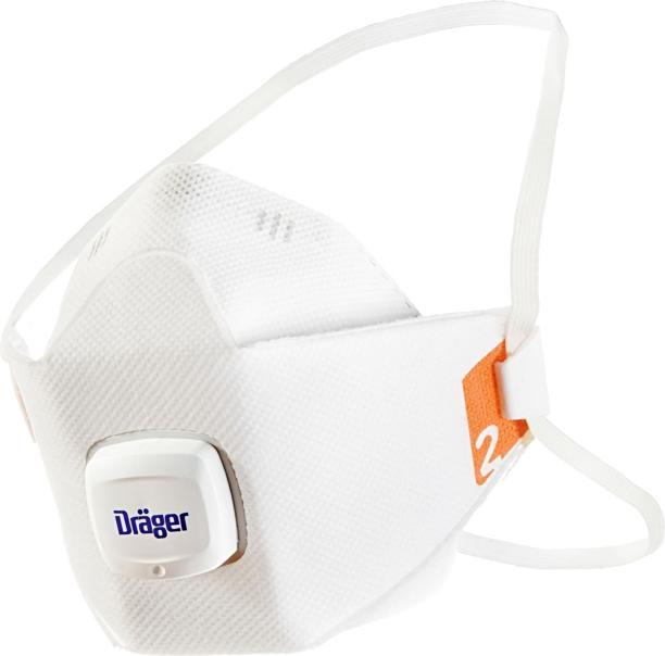 Produktbild Dräger X-plore® 1920V 3951925 Feinstaubmaske mit Ventil FFP2 10 St. DIN EN 149:2001 + A1:2009 (FFP2, 10 x)