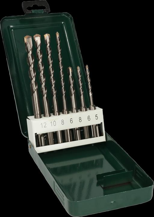Bosch Professional Zubehör 7-piece concrete drill set SDS-plus (5-12 mm)
