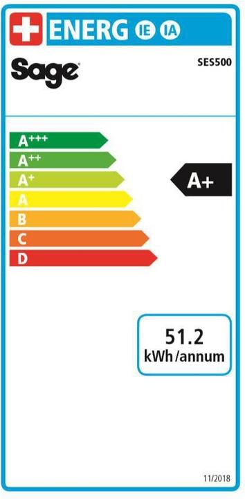 Energy Label Sage the Bambino Plus