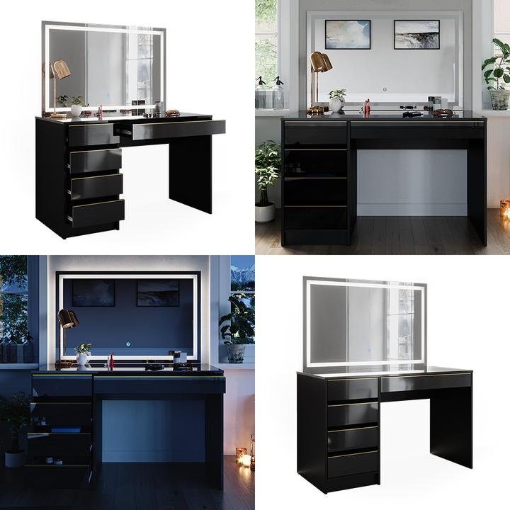 Actual product image Vicco Sherry with lighting (120 x 75 x 55 cm)