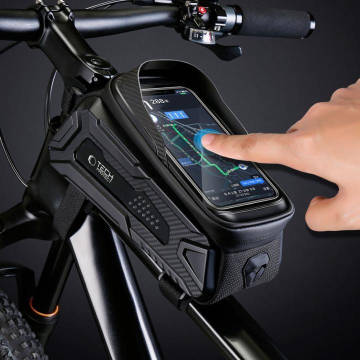 Image du produit Tech-Protect Sacoche de vélo V2 avec espace pour un téléphone de 1.2l - noir
