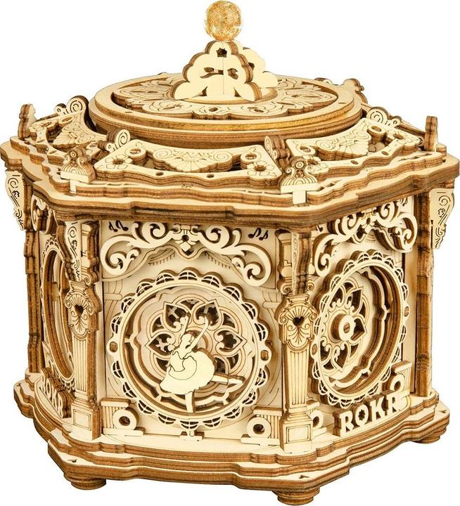 Actual product image Robotime - Muziekdoos - DIY - 3D - Secret Garden - Houten Modelbouw