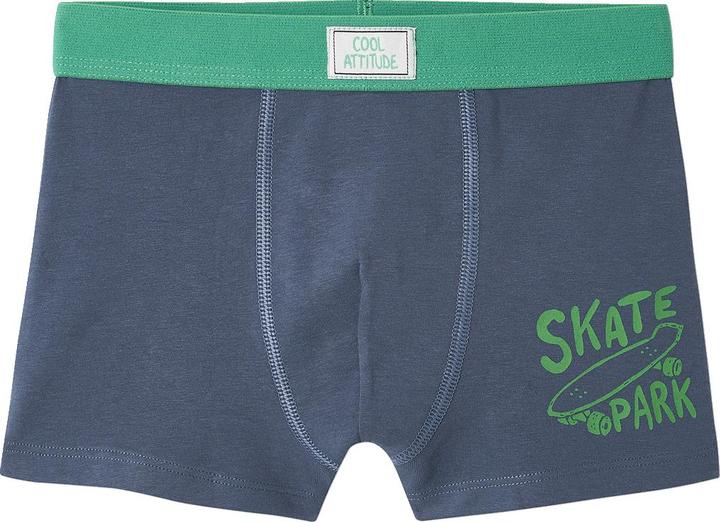 Immagine prodotto Vertbaudet Confezione da 5 boxer da ragazzo elasticizzati, skater (128, Confezione da 5 pezzi)