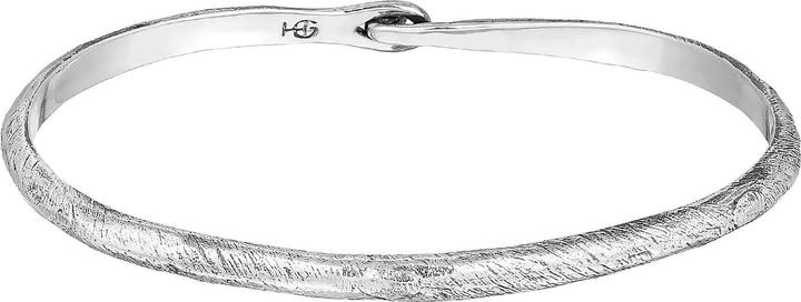 Image du produit Haze & Glory Armband Armreif - Hook Small Gehämmert 925 Silber (20 cm, Argent sterling 925)
