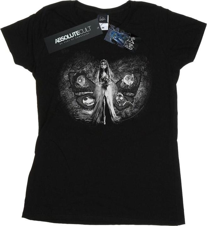 Actual product image Corpse Bride Womens/Ladies Love Triangle Cotton T-Shirt (XXL)