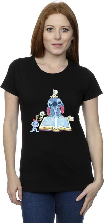 Produktbild Disney Lilo & Stitch Reading A Book TShirt (XL)
