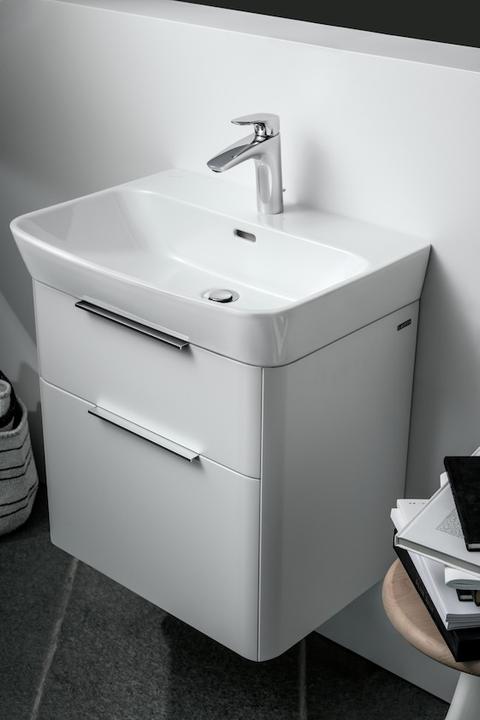 Produktbild Laufen MODERNA R Waschtisch 54x43,5x16,5cm, mit Hahnloch, weiss (435 mm, 540 mm)