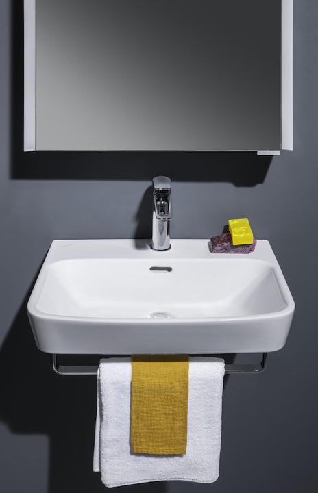 Produktbild Laufen MODERNA R Waschtisch 62x46,5x16,5cm, ohne Hahnloch, weiss (465 mm, 620 mm)