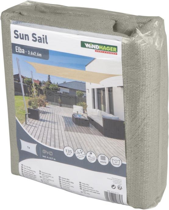 Produktbild Windhager Sun Sail ELBA Dreieck