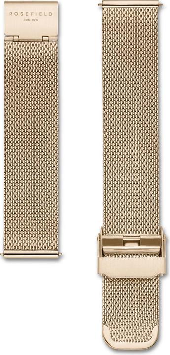 Actual product image Rosefield The Boxy Mesh Gold (Analogue wristwatch, 26 mm)