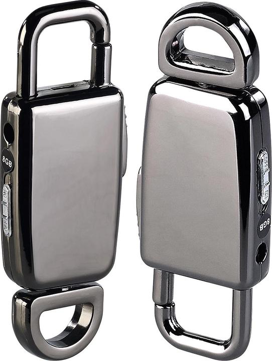 Auvisio Schlüsselanhänger-Voice-Recorder mit VOX-Funktion