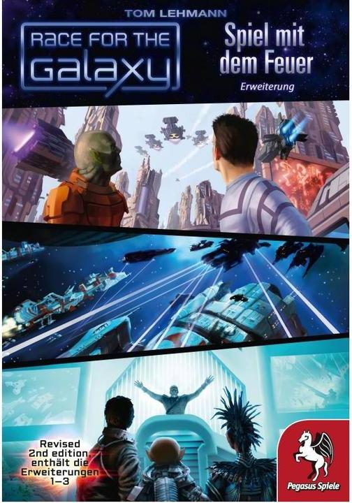 Immagine prodotto Pegasus 53023G - Race for the Galaxy: Playing with Fire, età 12+ (IT espansione 1-3) (Tedesco)