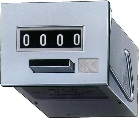 Produktbild Kübler Impulszähler, elektromechanisch Analog 4 Stellen 18Hz 230VAC