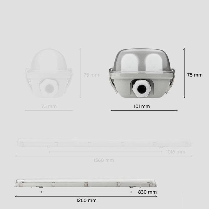 Immagine prodotto Click-licht Luci a parete e a soffitto (3600 lm, G13)