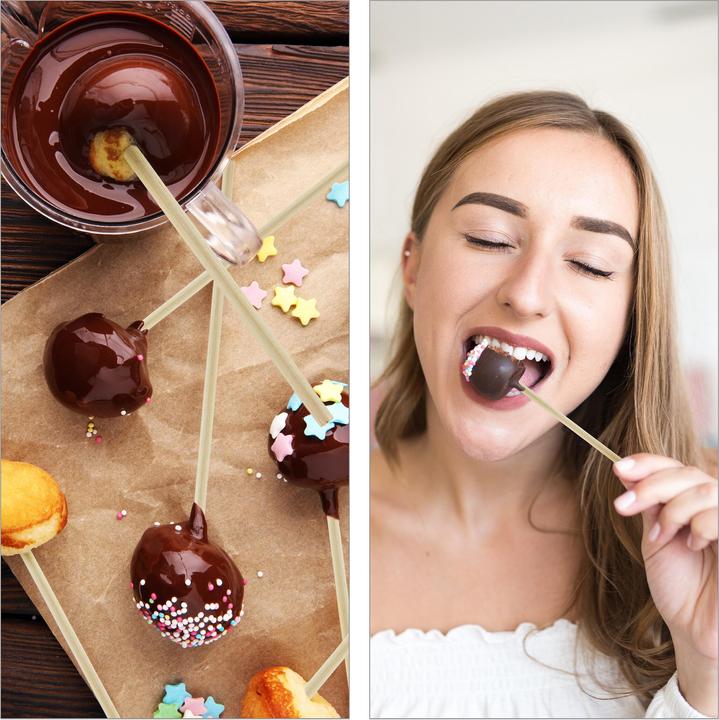 Actual product image Relaxdays 250x Cakepop Sticks