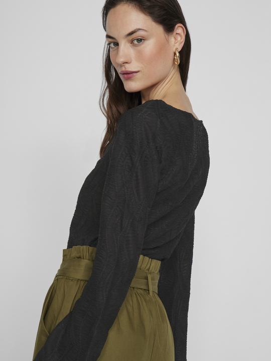 Image du produit Vila Haut à décolleté sous-marin et manches longues (XL)