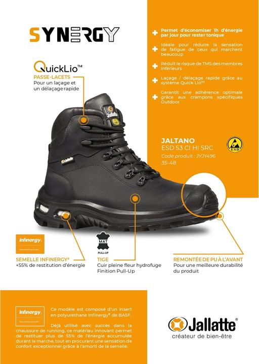 Produktbild Jallatte hohe sicherheitsschuhe jaltano sas esd s3 ci src (42)