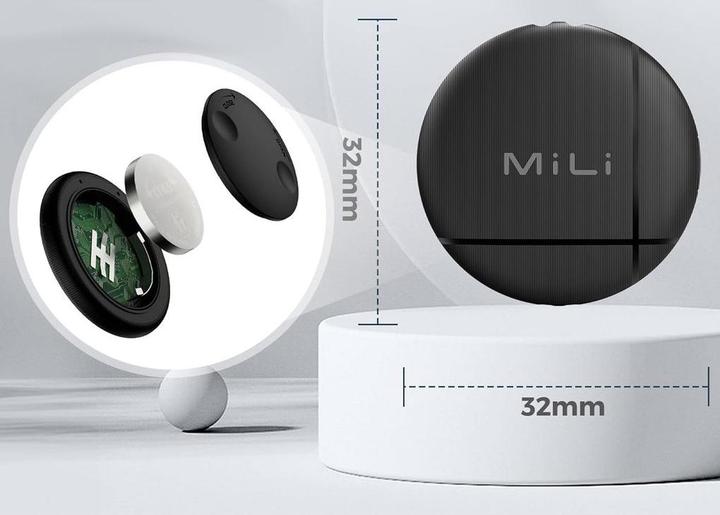 Produktbild Mili LiTag Find My Tag iOS - Black - 2 Pack