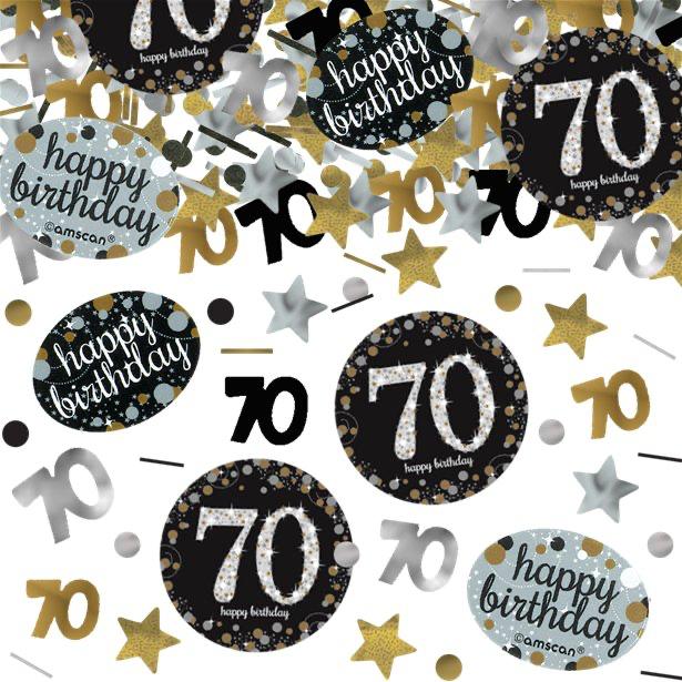 Immagine prodotto Amscan Coriandoli 70 anni "Buon compleanno