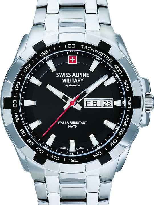 Immagine prodotto Swiss Alpine Military 7043.1137 Day-Date 42mm 10ATM (Orologio da polso analogico, 42 mm)