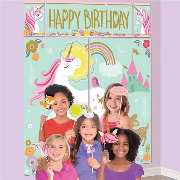 Actual product image Amscan Photo Accessories Birthday Unicorn